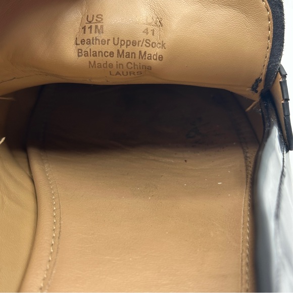 SAM EDELMAN Laurs Chunky Lug Sole Loafers Patent Leather Black - Picture 6 of 7